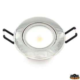 Plafoniera a led da incasso in aisi 316 - bianca 3000K