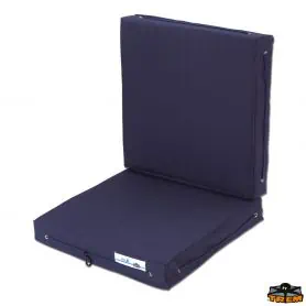 CUSCINO BLU CON SCHIENALE - 850x400x140 mm