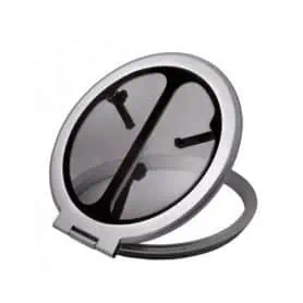 Compass for school in plastic with stamped bezel