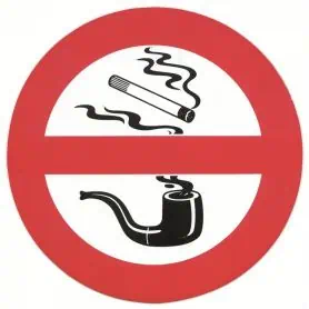 STICKER NO SMOKING