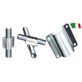 Attacco per fissaggio tubi d.22 mm