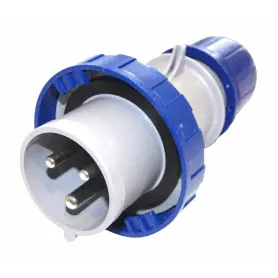 Spina stagna 125A 2P+T 220V. IP67