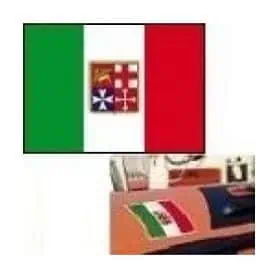 Adhesive Italian flag for inflatable boats 16x24 cm