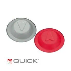 Gommino di ricambio pulsante a piede Quick col. grigio