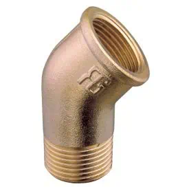 45° elbow 1" BRASS