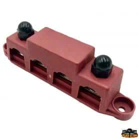 High amperage connection bar - RED