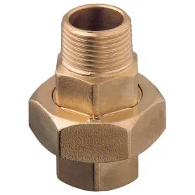 BOCCHETTONE MF SEDE CONICA E ORING - OTTONE DA 2"1/2