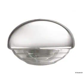 Luce cortesia ad incasso cromata LED blu