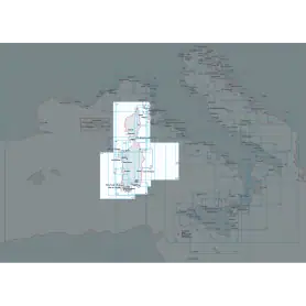 Carta nautica di Olbia e Golfo Aranci