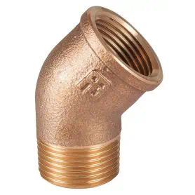 GOMITO A 45 M/F BRONZO DA 2''
