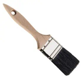BLACK BRISTLE BRUSH FOR PAINTS AND SOLVENTS 60 - 126/60