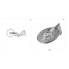 PINNA MERCURY 60 HP FORMULA - ALLUMINIO - MERCURY 17264