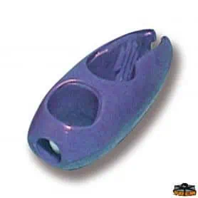 Terminale autobloccante blu Mod. Olive per corda d.6mm