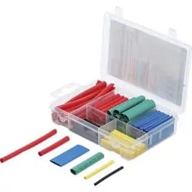 Assortment 90pcs coloured heat shrink tubing