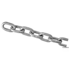 Galvanized Genoese mesh chain.