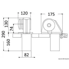 Verricello ITALWINCH Obi 500/700 (solo barbotin) e Obi 1000/1500 (barbotin + campana)