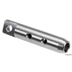 Stainless steel terminal for chains.