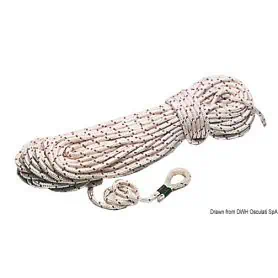 Polyester braided strands.