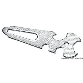 Stainless steel AISI 316 multi-purpose tool.