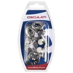 Rotating washers for tarpaulins
