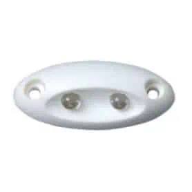 Recessed LED courtesy light - front.