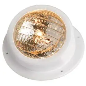 Faro da plancetta in ABS bianco completamente stagno