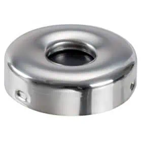 Cable gland gasket in nylon, fiberglass, and stainless steel.