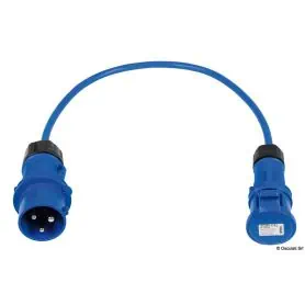 Pre-wired high amperage dock adapters to lower amperage cables.