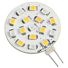 Lampadina LED SMD bicolore zoccolo G4