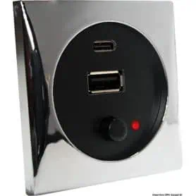 Presa USB A+C