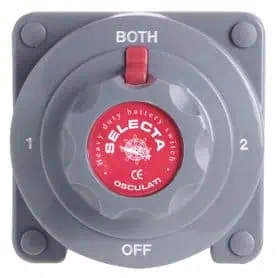 Interruttore/deviatore per batterie Selecta