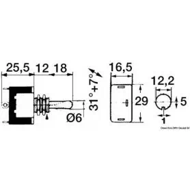 Interruttore CARLINGSWITCH a levetta