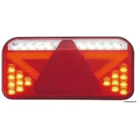 Fanali posteriori a LED con catadiottro triangolare a 6 funzioni