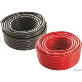 Cavo per batterie in rame stagnato con rivestimento isolante in resina sintetica