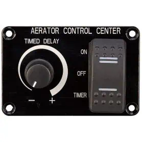 Aerating pumps control timer