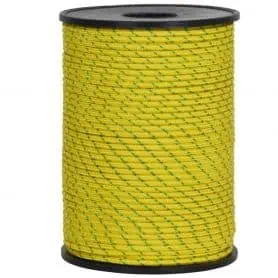 Doppia treccia gialla mm.2 x 30mt