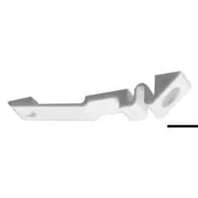 Alzapagliolo plastica + acciaio inox  52x20 mm