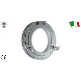 Chrome-plated brass round porthole d.264 mm