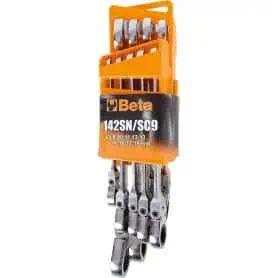 Ratchet combination wrench set, 9 pieces, SC9