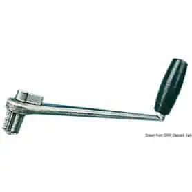 Spare handle for winch.