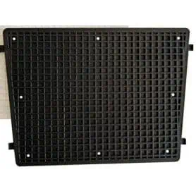 Black stern protector plate, 210x300 mm