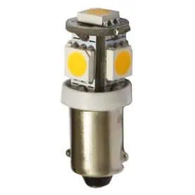 Lampadina LED per fanali, luci cortesia e luci di via zoccolo BA9S