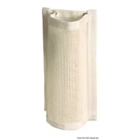 Fabric winch handle cover.