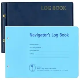 NAVIGATOR'S LOG BOOK COLORE BLU