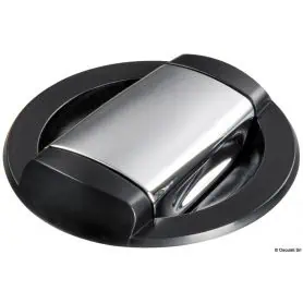 Doccia con miscelatore Saturn base orizzontale nera