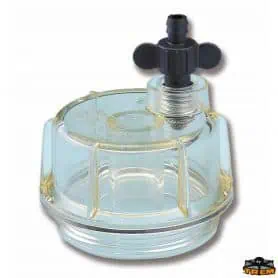 Water/fuel separator ampoule
