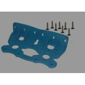 SUPPORTO MURALE - D - BLU COMPLETO - DOPPIO