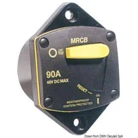 200 A flush-mounted thermal switch
