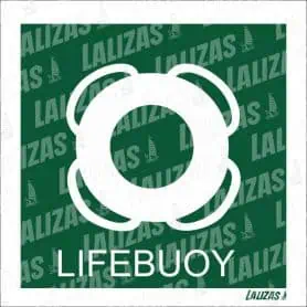 TARGHETTA LIFEBUOY DD  CM.15X15