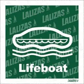 TARGHETTA LIFE BOAT CM.30X30
